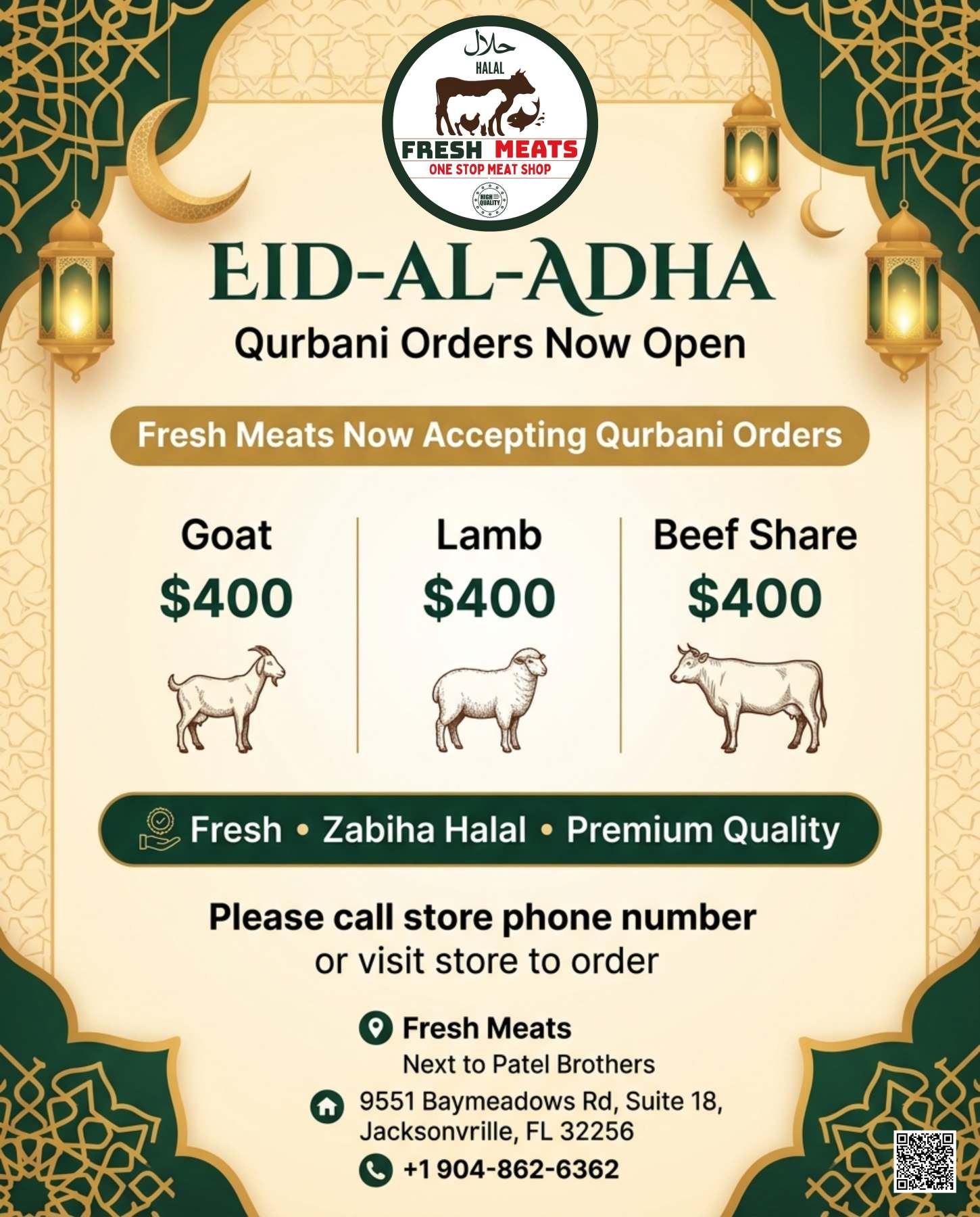 Halal Fresh Meats